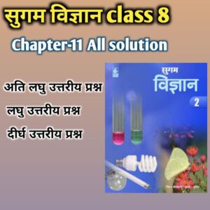 sugam vigyan class 8 chapter 11 question answer