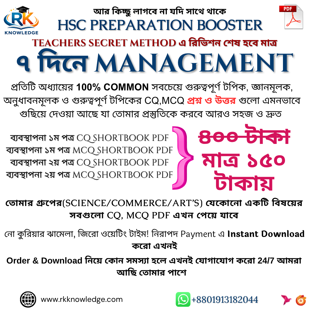 Management 1st+2nd ( CQ + MCQ ) EBI Free